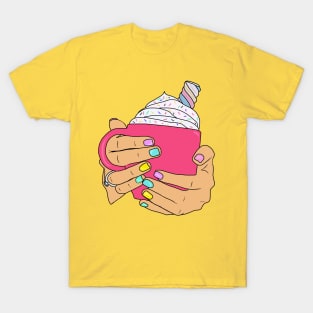 Hands Holding Hot Chocolate T-Shirt